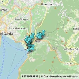 Mappa Della Stazione, 38069 Nago-torbole TN, Italia (1.11125)