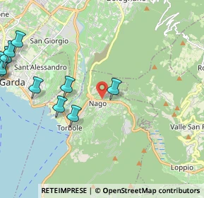 Mappa Via Stazione, 38069 Nago-Torbole TN, Italia (3.16143)
