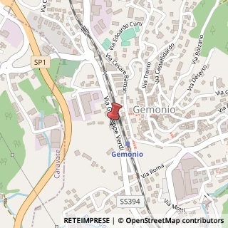 Mappa Via G. Verdi, 55, 21030 Gemonio, Varese (Lombardia)