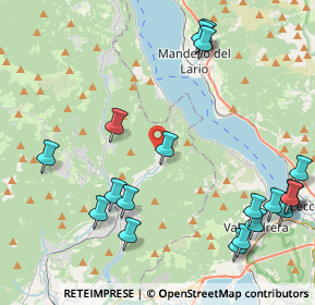 Mappa Via Einaudi Luigi, 22039 Valbrona CO, Italia (5.392)