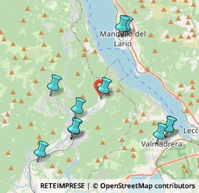 Mappa Via Einaudi Luigi, 22039 Valbrona CO, Italia (4.47182)