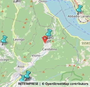 Mappa Via Einaudi Luigi, 22039 Valbrona CO, Italia (3.82917)