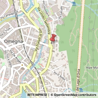 Mappa Via XI Settembre, 10, 28887 Omegna, Verbano-Cusio-Ossola (Piemonte)