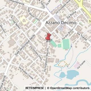 Mappa Via Guglielmo Marconi, 48/3, 33082 Azzano Decimo, Pordenone (Friuli-Venezia Giulia)
