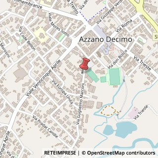 Mappa Via Guglielmo Marconi, 50, 33082 Azzano Decimo, Pordenone (Friuli-Venezia Giulia)