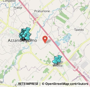 Mappa Via Cesena Scorz, 33082 Azzano decimo PN, Italia (1.9525)