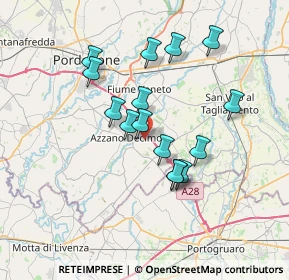 Mappa Via Cesena Scorz, 33082 Azzano decimo PN, Italia (6.04067)