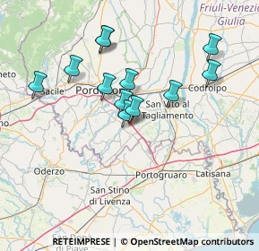 Mappa Via Cesena Scorz, 33082 Azzano decimo PN, Italia (12.73167)