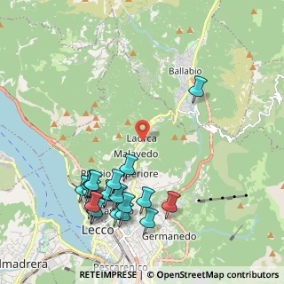 Mappa Via Portichetti, 23900 Lecco LC, Italia (2.404)