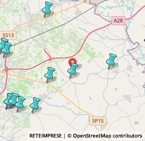 Mappa Via Giannino Ancillotto, 31013 Codogné TV, Italia (7.08765)