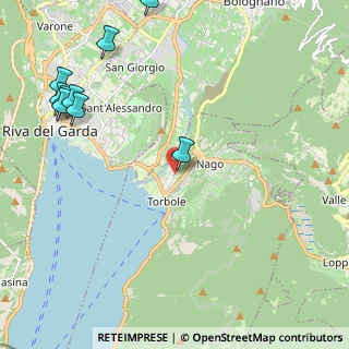 Mappa Via Str. Piccola, 38069 Nago-torbole TN, Italia (3.63333)
