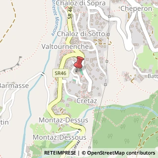 Mappa Frazione Cretaz, 10, 11028 Valtournenche, Aosta (Valle d'Aosta)