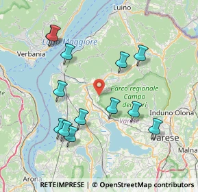 Mappa Via Orino, 21034 Cocquio-Trevisago VA, Italia (7.93538)