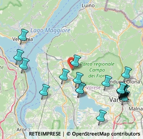Mappa Via Orino, 21034 Cocquio-Trevisago VA, Italia (9.8305)