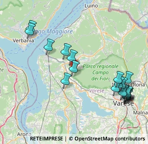 Mappa Via Orino, 21034 Cocquio-Trevisago VA, Italia (9.367)