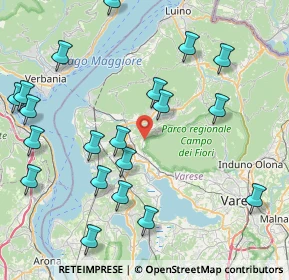 Mappa Via Orino, 21034 Cocquio-Trevisago VA, Italia (9.7455)