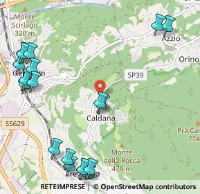 Mappa Via Orino, 21034 Cocquio-Trevisago VA, Italia (1.452)