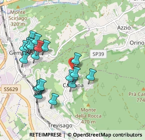 Mappa Via Orino, 21034 Cocquio-Trevisago VA, Italia (0.998)