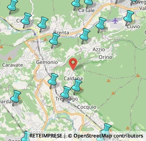 Mappa Via Orino, 21034 Cocquio-Trevisago VA, Italia (3.256)