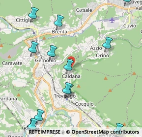 Mappa Via Orino, 21034 Cocquio-Trevisago VA, Italia (2.85714)