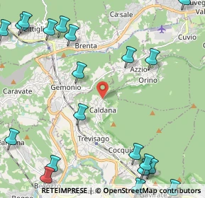 Mappa Via Orino, 21034 Cocquio-Trevisago VA, Italia (3.201)