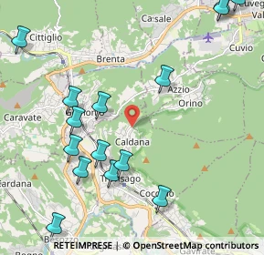 Mappa Via Orino, 21034 Cocquio-Trevisago VA, Italia (2.58333)