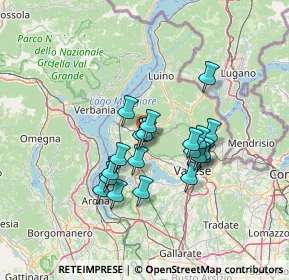 Mappa Via Orino, 21034 Cocquio-Trevisago VA, Italia (10.914)