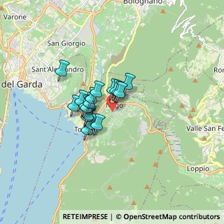 Mappa Via Str. Vecchia, 38069 Nago-Torbole TN, Italia (1.03667)