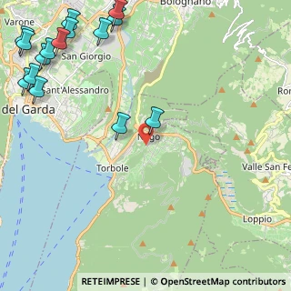Mappa Via Str. Vecchia, 38069 Nago-Torbole TN, Italia (3.36467)