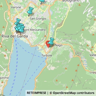 Mappa Via Str. Granda, 38069 Nago-torbole TN, Italia (3.60667)