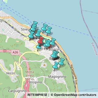 Mappa Str. Vecchia per Passera, 28838 Stresa VB, Italia (0.625)