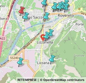 Mappa Via XXIV Maggio, 38068 Rovereto TN, Italia (1.274)