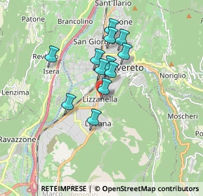 Mappa Via Jacopino da Lizzana, 38068 Rovereto TN, Italia (1.31083)