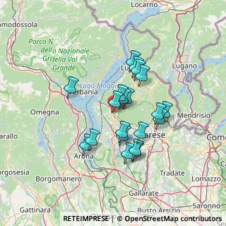 Mappa Via Roma, 21036 Gemonio VA, Italia (11.022)