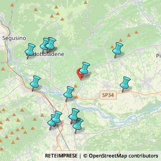 Mappa Via Luminaria, 31020 Vidor TV, Italia (4.58786)