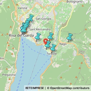 Mappa Via Gardesana, 38069 Nago-Torbole TN, Italia (1.84667)