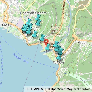 Mappa Via Gardesana, 38069 Nago-Torbole TN, Italia (0.867)
