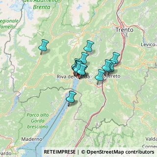 Mappa Via Gardesana, 38069 Nago-Torbole TN, Italia (7.64588)