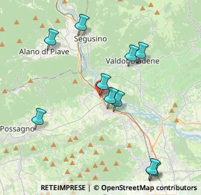 Mappa SS Feltrina, 31040 Pederobba TV, Italia (4.50273)