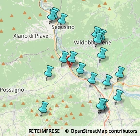 Mappa SS Feltrina, 31040 Pederobba TV, Italia (4.1425)