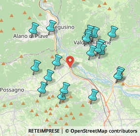 Mappa SS Feltrina, 31040 Pederobba TV, Italia (3.82)