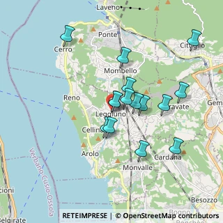 Mappa Via Gioberti, 21038 Leggiuno VA, Italia (1.564)