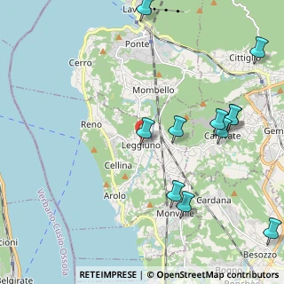 Mappa Via Gioberti, 21038 Leggiuno VA, Italia (2.53818)