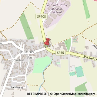 Mappa Strada Provinciale, 33041 Aiello del Friuli, Udine (Friuli-Venezia Giulia)