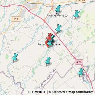 Mappa Via Martiri della Libertà, 33082 Azzano Decimo PN, Italia (2.95769)