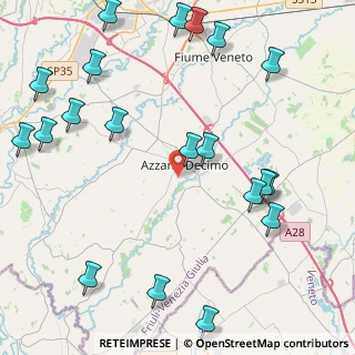 Mappa Via Martiri della Libertà, 33082 Azzano Decimo PN, Italia (5.579)