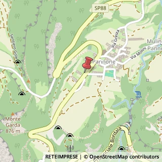 Mappa Viale al Castello, 7, 38065 Pannone TN, Italia, 38065 Mori, Trento (Trentino-Alto Adige)