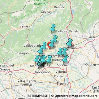 Mappa Via Busche, 31020 Sernaglia della Battaglia TV, Italia (11.0425)