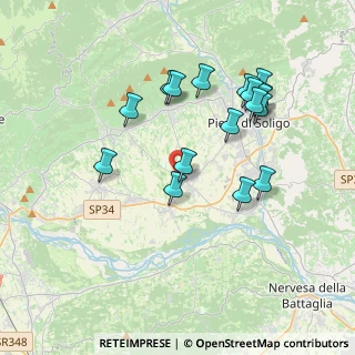Mappa Via Busche, 31020 Sernaglia della Battaglia TV, Italia (3.66294)