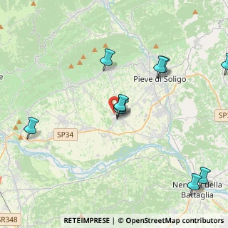 Mappa Via Busche, 31020 Sernaglia della Battaglia TV, Italia (4.92364)